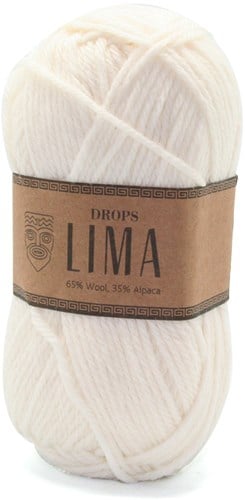Drops Lima Uni Colour 1101 Weiss