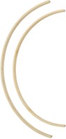 Go Handgefertigte halbrunde Bambusringe mit Löchern-3