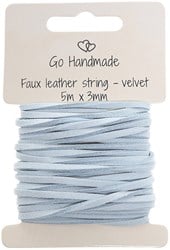 Go Handmade Samtschnur 5 m x 3 mm 56 Hellblau