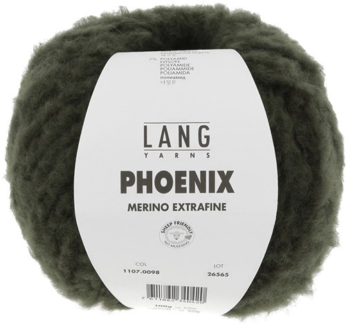 Lang Yarns Phoenix 098 Olive Dunkel