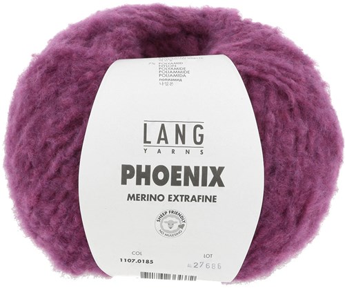 Lang Yarns Phoenix 185 Hot Pink Chante Claire