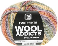 Lang Yarns Footprints 0016 Gelb/Feuer/Flieder