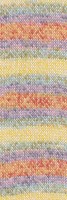 Lang Yarns Footprints 0016 Gelb/Feuer/Flieder-3