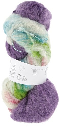 Lang Yarns Muse 0010 lila bedrukt