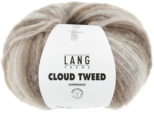 Lang Yarns Cloud Tweed 008 Beige/Camel/Braun