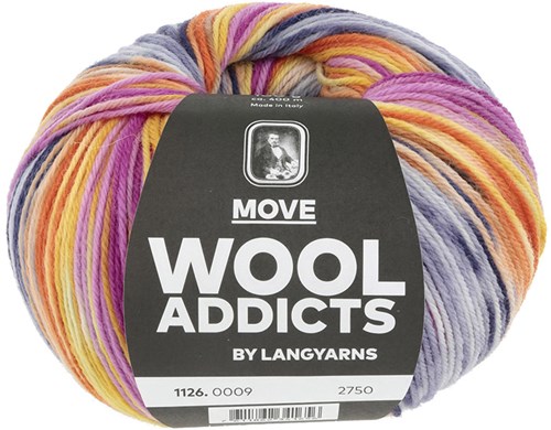Lang Yarns Move 009 Blue/Yellow/Orange