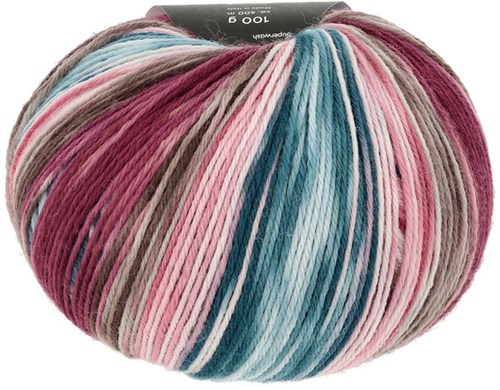 Lang Yarns Move 0010 roze/beige/petrol