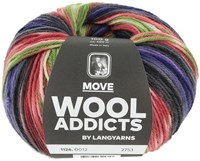 Lang Yarns Move 012 Purple/Red/Green