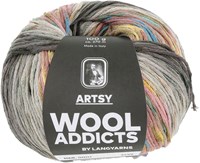 Lang Yarns Artsy 001 Grau/Rosa