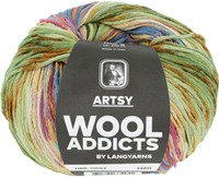 Lang Yarns Artsy 002 Grn/Rosa