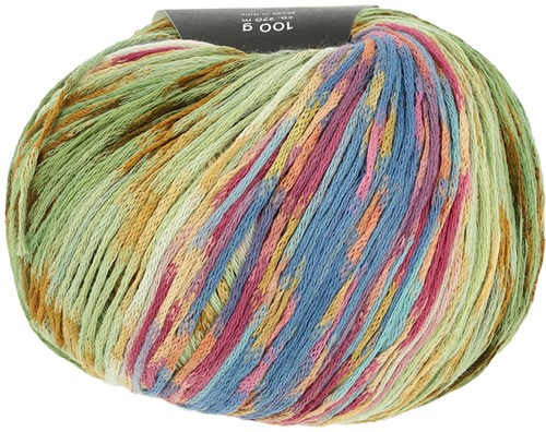 Lang Yarns Artsy 002 Grn/Rosa-2