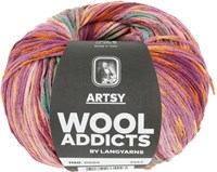 Lang Yarns Artsy 004 Orange/Rosa
