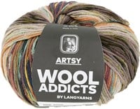 Lang Yarns Artsy 006 Oliv/Beige/Blau