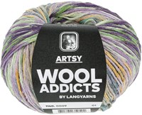 Lang Yarns Artsy 009 Lila/Grn/Orange/Blau