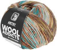 Lang Yarns Artsy 010 Braun/Blau/Ocre/Lila-2