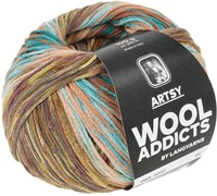 Lang Yarns Artsy 010 Braun/Blau/Ocre/Lila-3