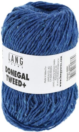 Lang Yarns Donegal Tweed+ 006 Royal Blau-2