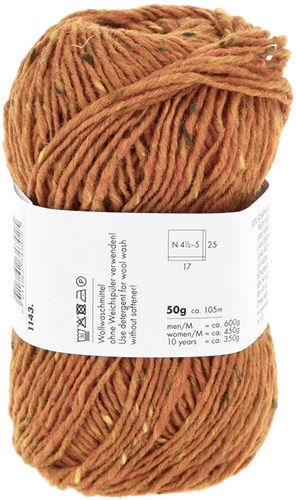 Lang Yarns Donegal Tweed + 0059 oranje