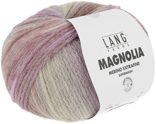 Lang Yarns Magnolia 005 Fuchsia/Viola/Beige-3