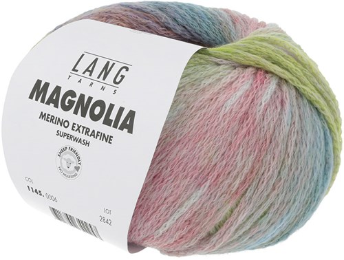 Lang Yarns Magnolia 006 Hellgrün/Blau/Orange-2