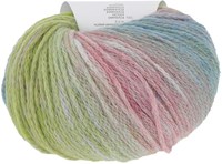 Lang Yarns Magnolia 0007 blauw/beige/lila