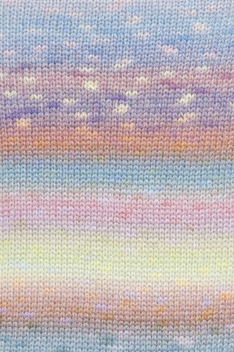 Lang Yarns Magnolia 006 Hellgrün/Blau/Orange-3