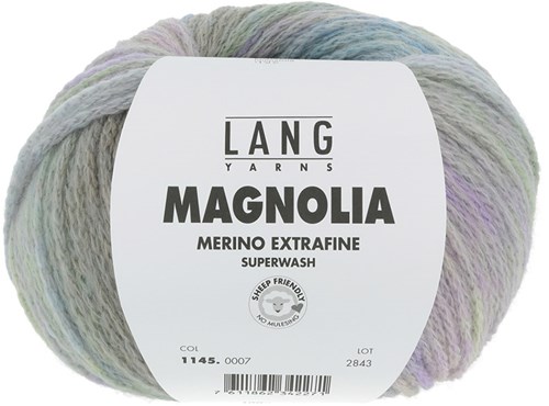 Lang Yarns Magnolia 007 Blau/Beige/Lila