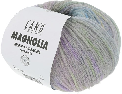 Lang Yarns Magnolia 007 Blau/Beige/Lila-2