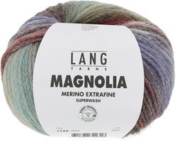 Lang Yarns Magnolia 009 Aubergine/Ocker/Rot