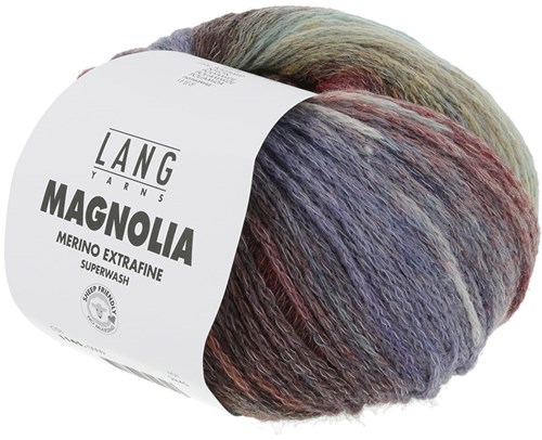 Lang Yarns Magnolia 009 Aubergine/Ocker/Rot-2