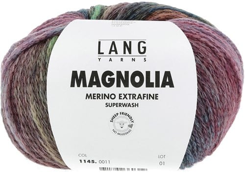 Lang Yarns Magnolia 0011 Violett/Orange/Türkis