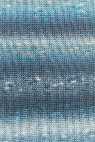 Lang Yarns Magnolia 0013 Petrol/Türkis/Grau-3