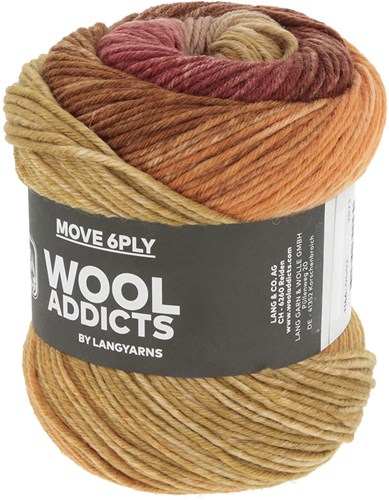 Lang Yarns Move 6-Fach 002 Burgundy/Brass/Orange-2