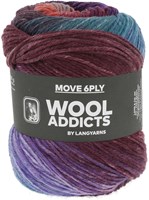 Lang Yarns Move 6-Fach 0007 Bordeaux/Petrol/Violett