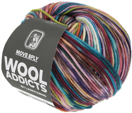 Lang Yarns Move 8-Fach 003 Turquoise/Pink/Yellow-2