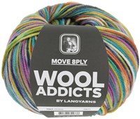 Lang Yarns Move 8-Fach 006 Orange/Turquoise/Red