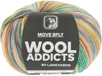 Lang Yarns Move 8-Fach 0007 Gelb/Orange/Flieder