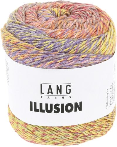 Lang Yarns Illusion 0001 Rosa/Gelb/Lila/Orange