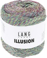 Lang Yarns Illusion 0003 Fuchsia/Grn/Blau