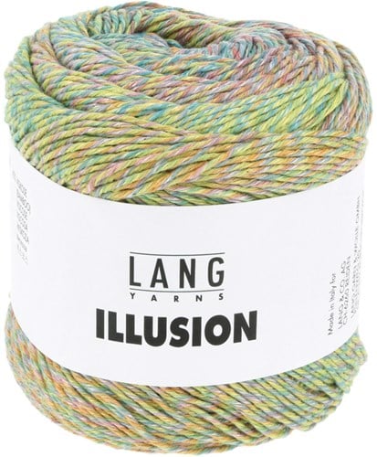 Lang Yarns Illusion 0004 Gelb/Rosa/Hellgrn/Aqua