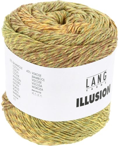 Lang Yarns Illusion 0007 Olive/Gelb/Braun/Orange-3