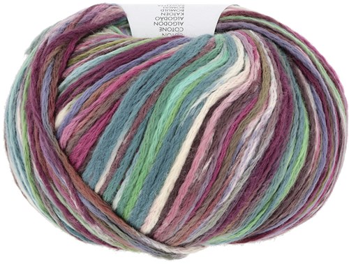 Lang Yarns Lisboa 0002 Pflaume/Fuchsia/Petrol/Olive-2