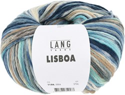Lang Yarns Lisboa 0004 Blau/Beige/Grau
