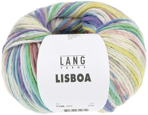 Lang Yarns Lisboa 0006 Gelb/Blau/Grn/Violett