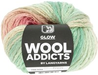 Lang Yarns Glow 0054 Salbei/Rot