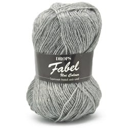 Drops Fabel Uni Colour 115 Hellgrau