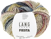 Lang Yarns Fiesta 0003 Gelb/Dunkelblau/Rosa/Beige
