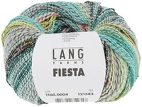 Lang Yarns Fiesta 0004 Trkis/Aqua/Grau/Lachs