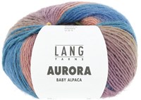 Lang Yarns Aurora 0005 Violett/Gelb/Blau/Pink