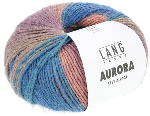 Lang Yarns Aurora 0005 Violett/Gelb/Blau/Pink-2